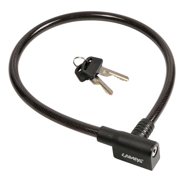 Cable de seguridad antirrobo de acero Ø 12 mm - 65 cm