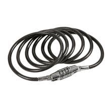 Cable de seguridad en espiral de acero Ø 6 mm - 160 cm