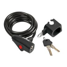 Cable de seguridad en espiral de acero Ø 8 mm - 160 cm