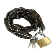 Chaîne antivol avec cadenas à tête - 90 cm