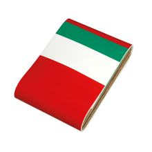 Lepící Maxi-vlajka, Samolepicí Pásky Tricolore Itálie, Sada 3 barev - 100x10 cm