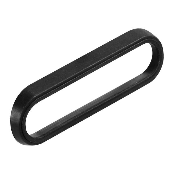 Set 20 schwarze Dichtungen mit gebogenem Profil