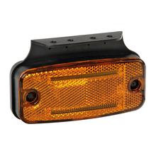 Obrysové světlo s odrazkou a držákem, 10/30V - 2 LED - Oranžové