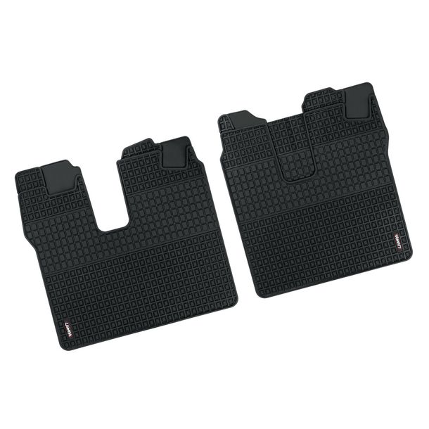 Tapis de sol Lampa paire Camion en caoutchouc écologique compatible pour Man TGA (03/99>05/10) - Man TGL (05/05>) cab. L/XL - Man TGM (10/05>) cab. L/XL - Man TGX (09/07>)