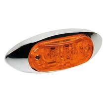Outline marker light with 2 LEDs, 24V - Orange