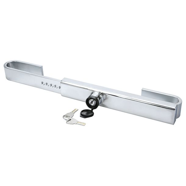 Zanna 2, serrure pour porte arrière en acier chromé