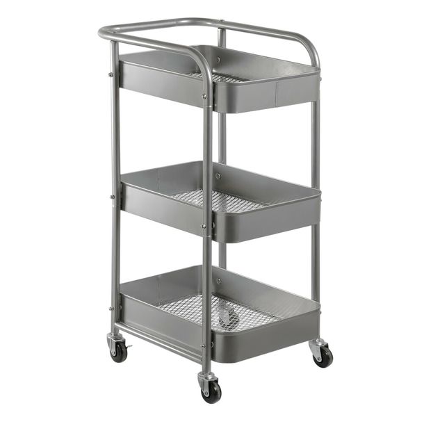 Carrello Utilitario 3, Carrello Multiuso con 3 Ripiani