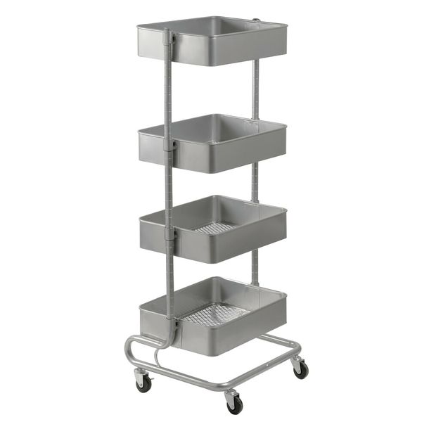 Utility Trolley 4, Mehrzweckwagen mit 4 Regalen