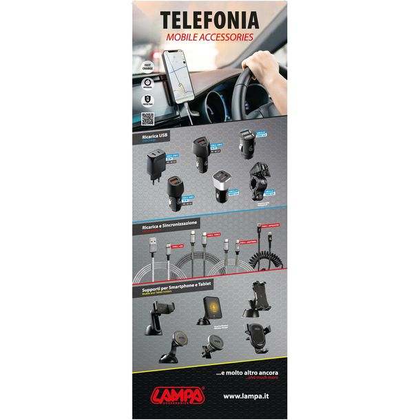 Poster 58x160 cm, Accessoires téléphoniques