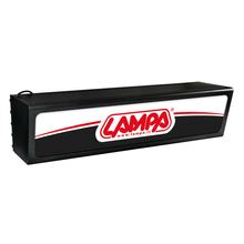 Backlit protruding headrest, 230V - Black