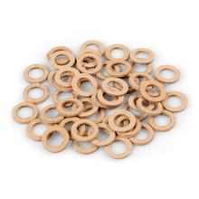 Juego de 50 piezas Junta de fibra de cuero, Ø 10.5x17x2 mm
