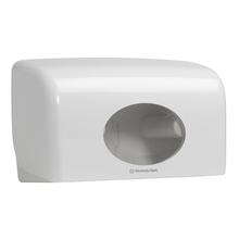 Dispensador de plástico para papel higiénico (capacidad para dos rollos)