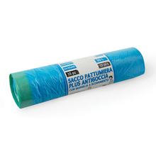 Rolle 15 hellblaue parfümierte Säcke für die professionelle Mülltrennung - 55x65 cm