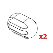 Jeu de 2 adaptateurs de ceinture de sécurité