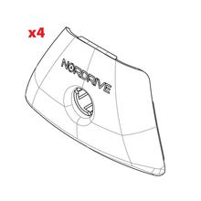 Set 4 Cover Voeten In-Rail