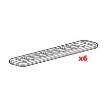 Set de 6 Courroies en Caoutchouc