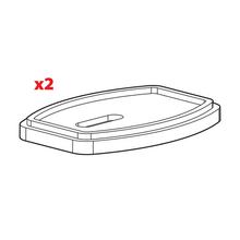 Set van 2 afstandsstukken voor Buffer Kit Aansluitingen Kargo - H = 7 mm