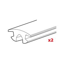 Jeu de 2 silentblocs supérieurs - L = 140 cm