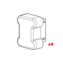 Set van 4 Stopjes voor Rails Kargo
