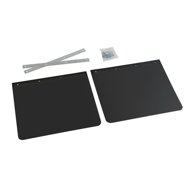 Paraspruzzi Lampa per Camion in PVC Nero - 40x30 cm