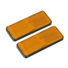 Euro-Norm, rechteckige Rückstrahler - 90x35 mm - Orange