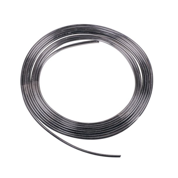 Profilo adesivo cromato nero - 25 m - 4 mm