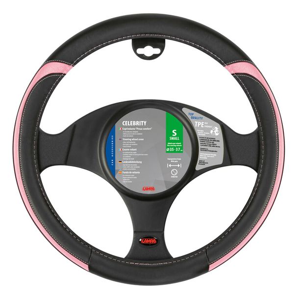Funda para volante Lampa Celebrity, de Skeentex - S - Ø 35/37 cm - Rosa