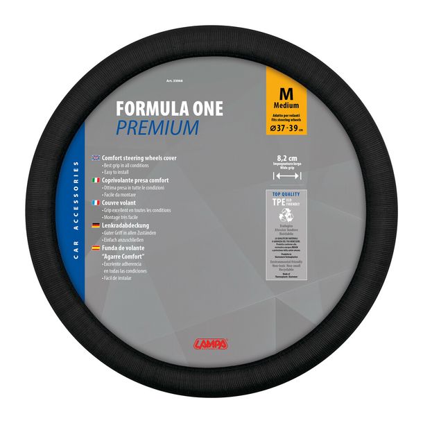 Lenkradbezug Lampa Formula One, aus Polyester - M - Ø 37/39 cm