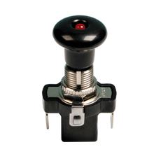 Interrupteur Marche/Arrêt avec LED - 12/24V - Rouge - 10A