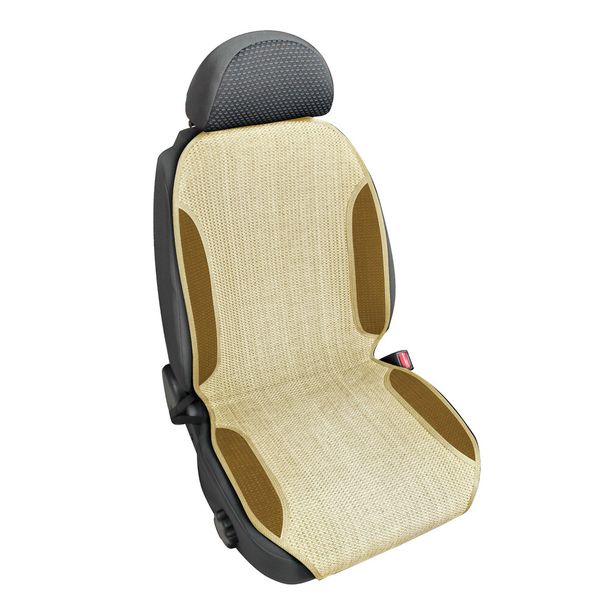 Support lombaire Lampa dossier ventilé en papier textile - Beige