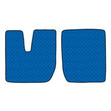 Vloermat Lampa, set van Skeentex - Blauw - geschikt voor Iveco Stralis (08/06>12/12) automatisch, handgeschakeld, brede cabine, schuifkoelkast - Iveco Stralis Hi-Way (07/12>08/16) automatisch, handgeschakeld, brede cabine, schuifkoelkast - 