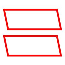 Kit of Identification Stickers, 2 Pcs. - Transport Items for Third Parties