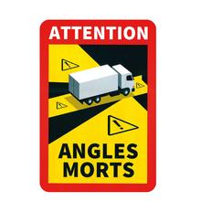 Marquage auto-adhésif pour angle mort, 1 pièce - Camions