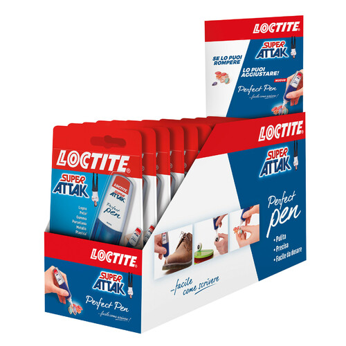 Loctite Super Attak Perfect Pen, 3 g - Présentoir 12 pcs.