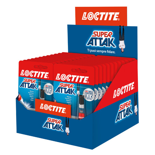 Loctite Super Attak Original, 3 g - Display 24 St.