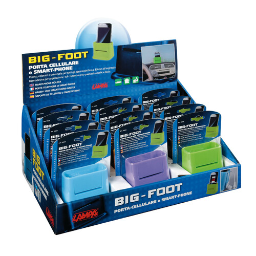 Big-foot, Supporto per cellulare e smartphone - Display 12 pz.