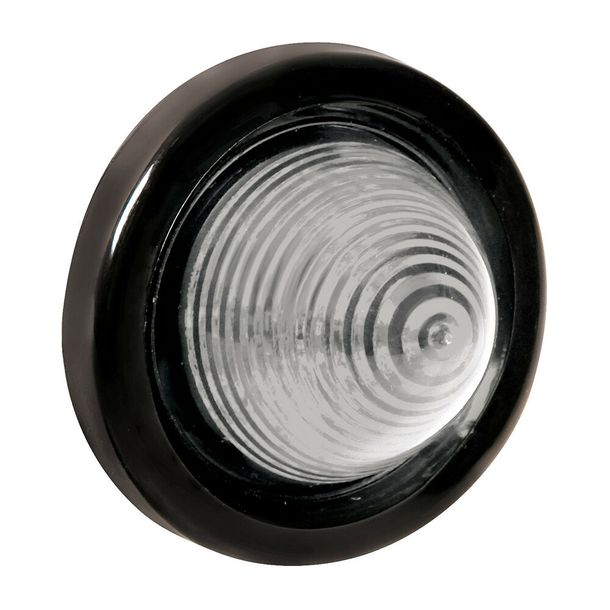 Outline marker light with 9 LEDs, 24 V - White