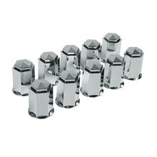 Set 10 Schraubenabdeckungen aus ABS - Ø 33 mm - Cromo