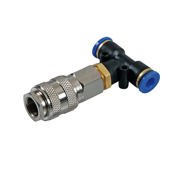 Schnellkupplung T-5 Druckluftanschluss Steckverbindung Ø 8mm max. 13bar