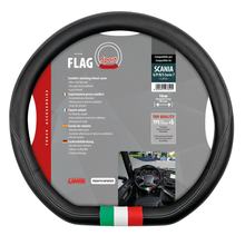 Lenkradbezug Lampa Flag Italia, nach Maß aus Skeentex - kompatibel für - Scania G/P/R/S Serie 7 (11/2016>)