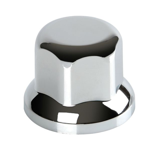 Set van 10 verchroomde schroefafdekkappen van ABS - Ø 33 mm