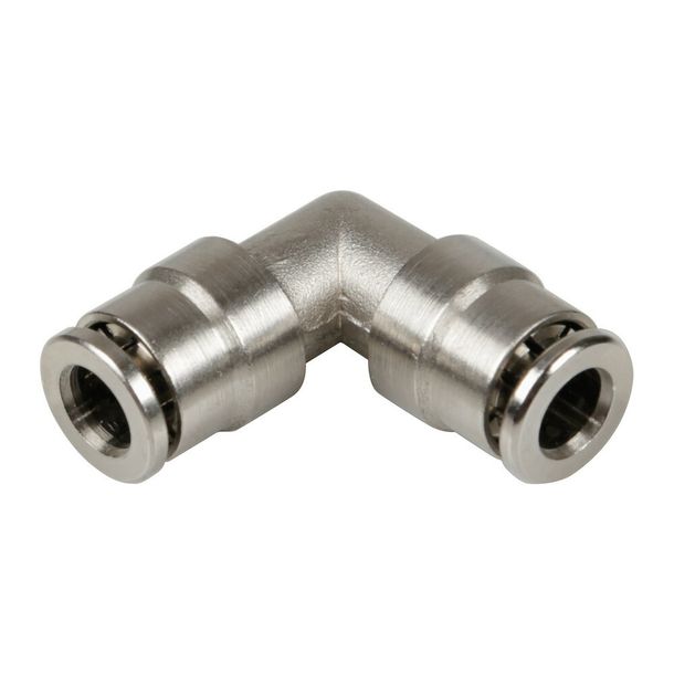 L-1, Metalen aansluiting 90°, voor luchtslangen - Ø 6 mm