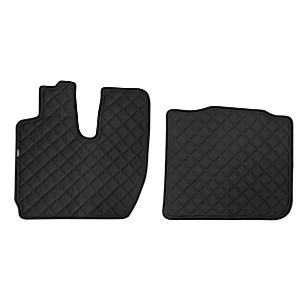 Tappeto Lampa, coppia in Skeentex - Nero - compatibile per Iveco S-Way (10/19>)