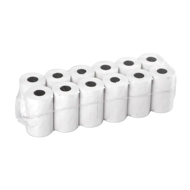 POS Thermal Paper Rolls, 12 pcs - 55 g/m² - 57 mm x 15 m