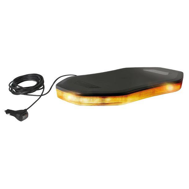 Blinkleiste Orange mit 64 LED, 10/30V - Magnetsockel