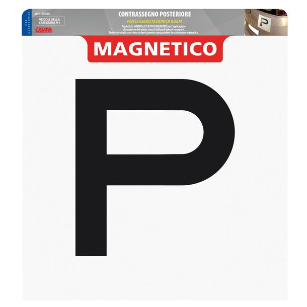 Panneau 'Élève conducteur', magnétique - Arrière