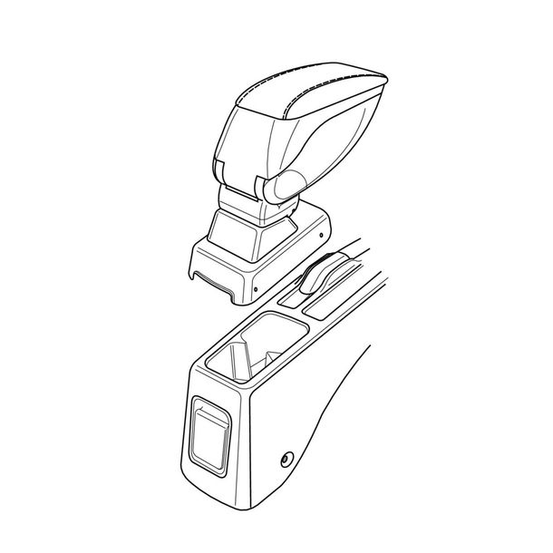 Armrest Bracket Lampa compatible with Honda City (01/06>12/12)