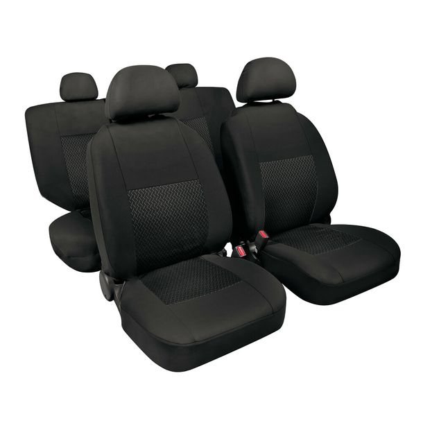 Lineare, Set di guide coordinate in Jacquard - Nero