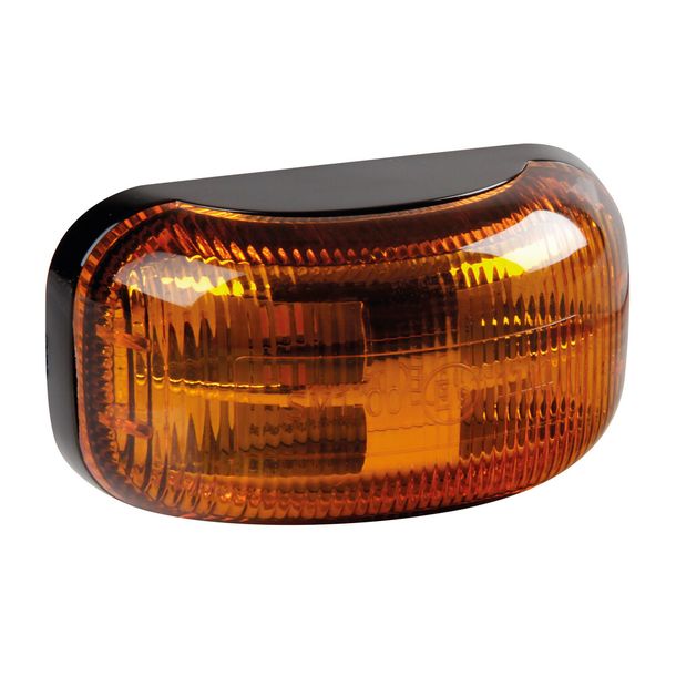 Outline marker light with 4 LEDs, surface mount, 10/30V - Orange