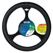 Potah volantu Lampa Duo-Grip, ze Skeentexu - S - Ø 35/37 cm - Černý